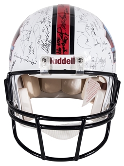 Football Hall of Famers Multi Signed Hall of Fame Full Sized Helmet With 60 Signatures (NFL-PSA/DNA & JSA)